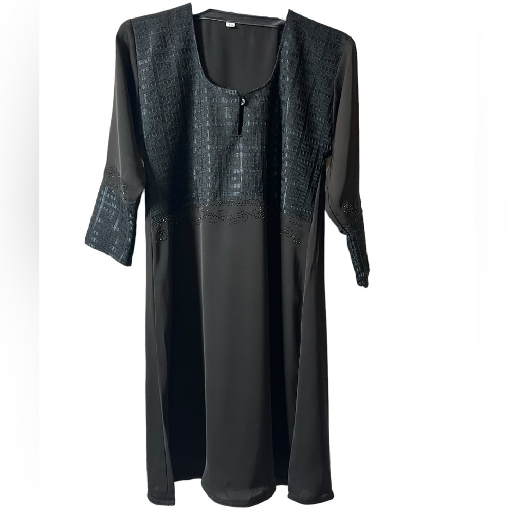 All black Abaya for little girls size 6